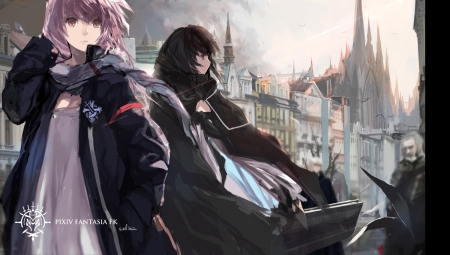 Battle Squad Pixiv - Squad, Pixiv Fantasia, Colour, Anime, Wall