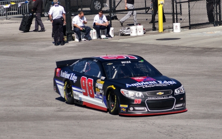 #98 Josh Wise 1 - NASCAR, Las Vegas Motor Speedway, racing, photography, Josh Wise, photo, wide screen, driver, Wise, 98, auto