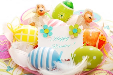 Easter - eggs, easter, pretty, happy easter, easter eggs