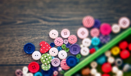 Colorfull Buttons - wood, buttons, background, heart, mood, colorful, wallpaper