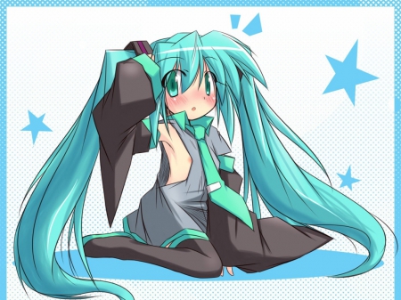 miku - epic, pretty, awsome, hot, nice, lovely, cool, sweet