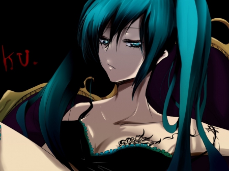 miku - epic, awsome, miku, hot, nice, cool, dark