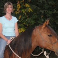 GIRL ON HORSE BACK