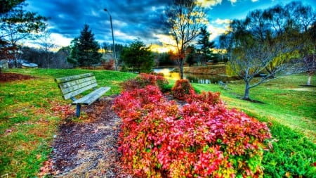 Time for relax - sky, places, photography, paradise, colorful, dark, clouds, tree, colors of nature, landscape, mountain, plants, nature, green nature, splendor, colors, time for relax