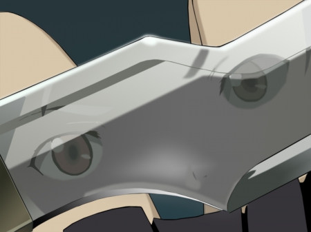 The Chiropteran Slayer - sword, otonashi saya, blood plus, brown eyes, heroine, anime, weapon