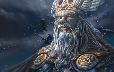 Download The Allfather Odin Wallpaper