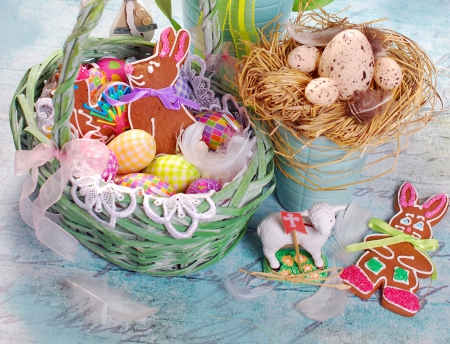 Easter - easter, happy easter, cookies, easter eggs