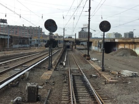 NYC Railroad - NYC, railroad, track, Trains