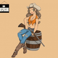 Cowgirl On Duty