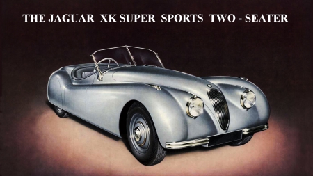 1958 Jaguar XK art - Jaguar wallpaper, Jaguar XK, Jaguar, Jaguar 2 door, 1958 Jaguar