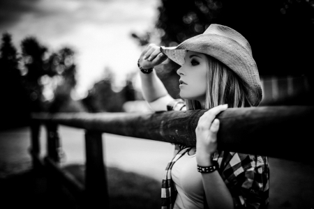 Country Girl - woman, girl, model, country