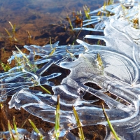 Spring ice fantasy.