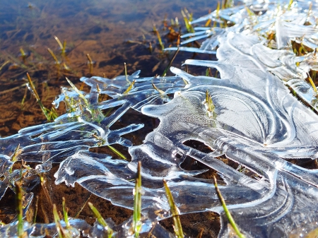 Spring ice fantasy. - nature, rivers, other, spring