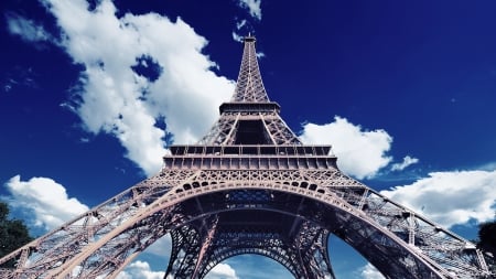 The Eiffel Tower - eiffel, eiffel tower, popular, wallpaper, paris, france, the eiffel tower, architecture, new