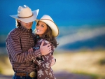 Lovely western couple