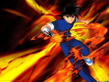 flame of recca - anime, flame of recca