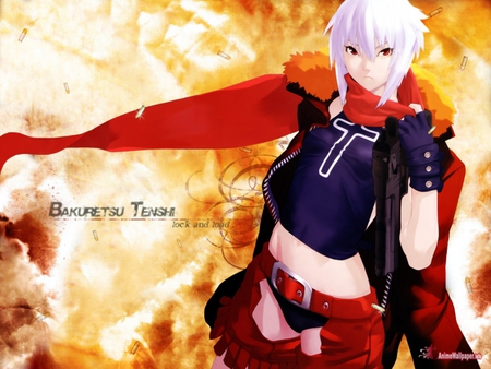 bukaretsu tenshi - Burst Angel & Anime Background Wallpapers on Desktop ...