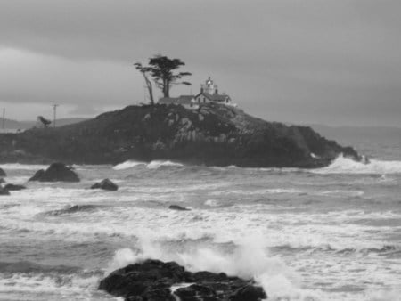 Oregon Lighthouse - beaches, oregon, lighthouse