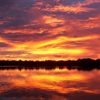 Backyard Sunset