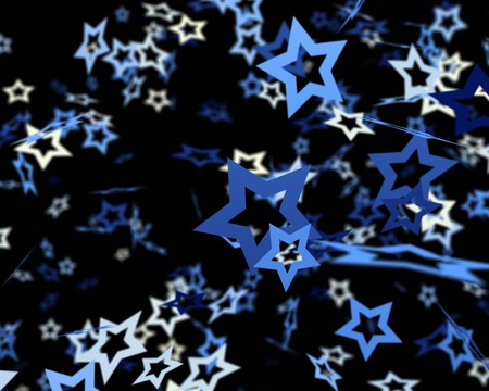 More & More Stars - abstract, stars