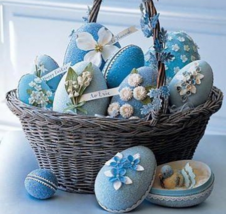 Easter - easter, photography, holidays, still life, blue