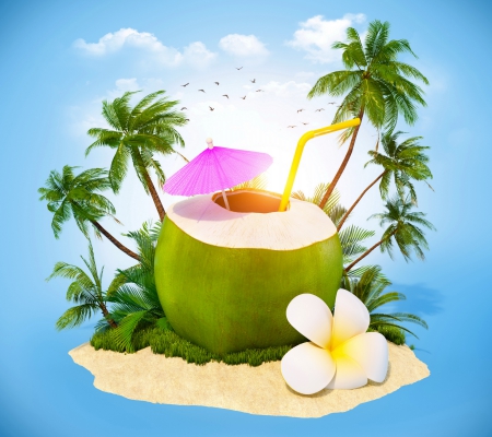 â™¥Summer Vacationâ™¥ - vacation, beach, palms, tropical, summer, sea