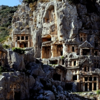 Myra Rock Tombs, Greece