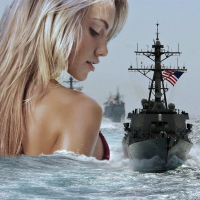 Giantess Ashley Hartman Welcomes the Troops