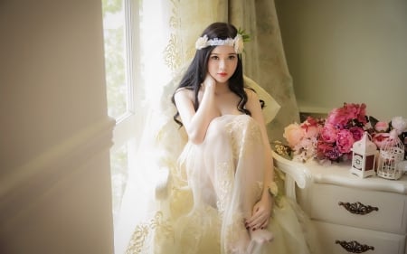 Beautiful Bride - beauty, femininity, bride, girl, asian