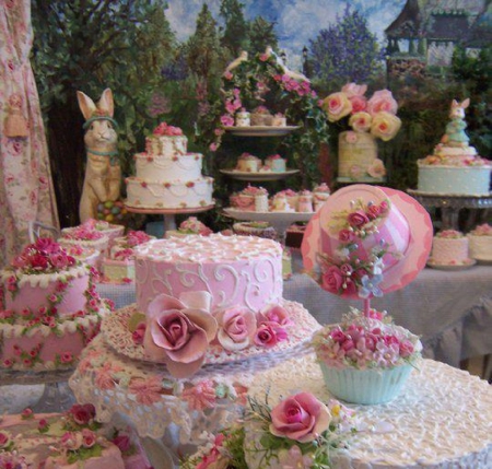 Easter cakes - cakes, food, decorations, Easter, still life