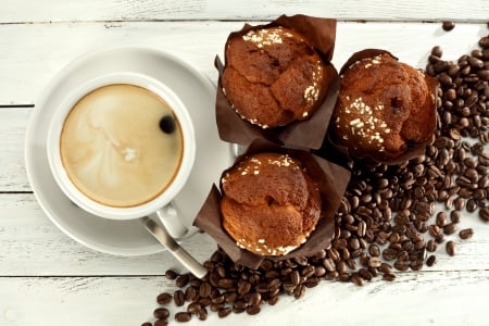 â™¥Coffeeâ™¥ - beans, coffee, cakes, cup