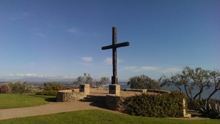 Serra Cross - cross, serra, california, ventura