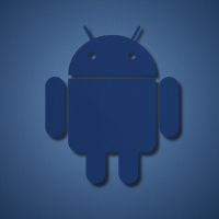 Dark Blue Emboss Android