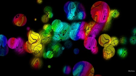 Color Bright Bokeh - bright, bokeh, color, abstract