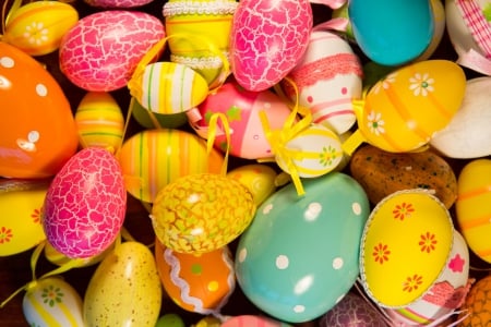 Easter Eggs - easter, colorful eggs, happy easter, easter eggs