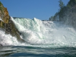 amazing falls on the rhine in switzerland