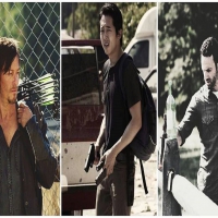 Daryl, Glenn, Rick