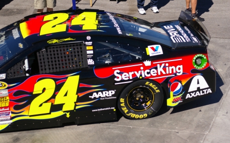 #24 Jeff Gordon - wide screen, driver, photography, auto, jeff gordon, racing, gordon, las vegas motor speedway, nascar, 24, photo