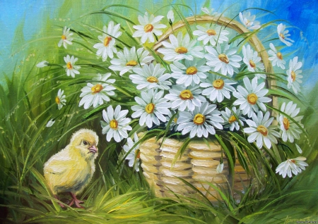 Painting - painting, flowers, still life, soft