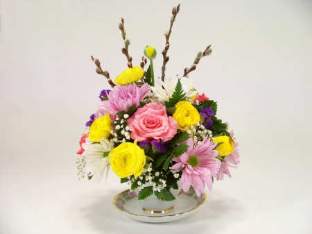 â§â§â§ áƒ¦âœ¿áƒ¦ â§â§â§ - spring flowers, rose, pink rose, yellow rose