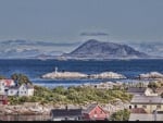 beautiful northern seaside village hdr