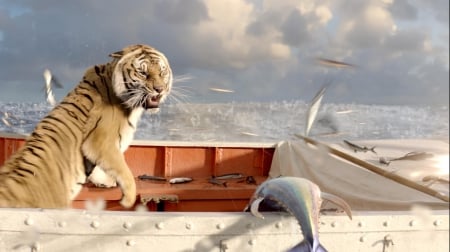 Life of Pi - tigrul, de anul trecut, film, in