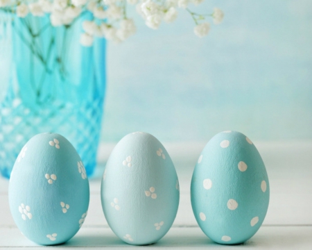 Easter eggs - eggs, easter, art, painted