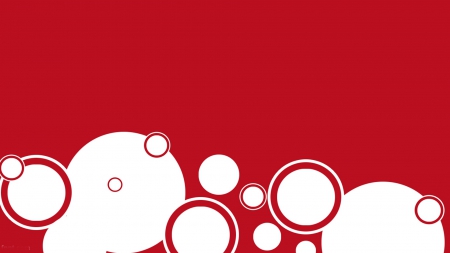 White Circles - abstract, graphics, circles, white circles, vector