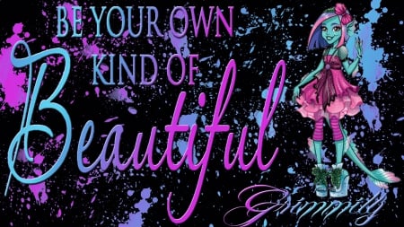 grimmily - monster high, grimmily, quote, beauty