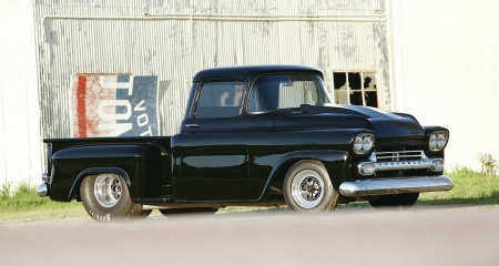 1959-Chevrolet-Apache - 1959, classic, black, gm