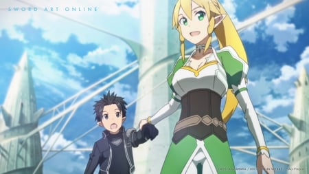 Kirito & Suguha - anime, sao, kirito, suguha