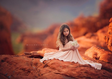 Innocence - contemplatio, nature, girl, innocence, lovely