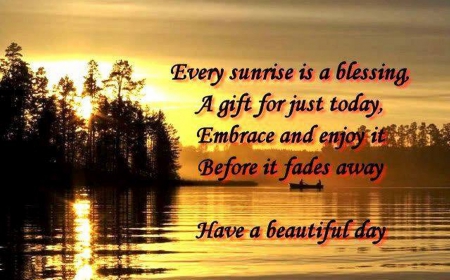 Enjoy your day - graphic, be thankful, live, enjoy