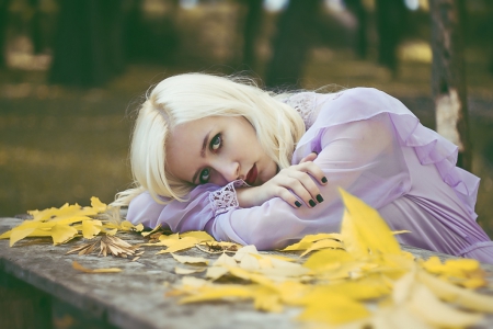 Hello Autumn - lady, people, model, autumn